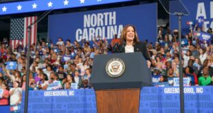 Vice President Kamala Harris in North Carolina